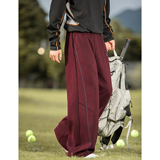 美式休闲裤男秋款直筒宽松运动长裤潮牌刺绣MK2448-P50控78，女装休闲裤，电商A362