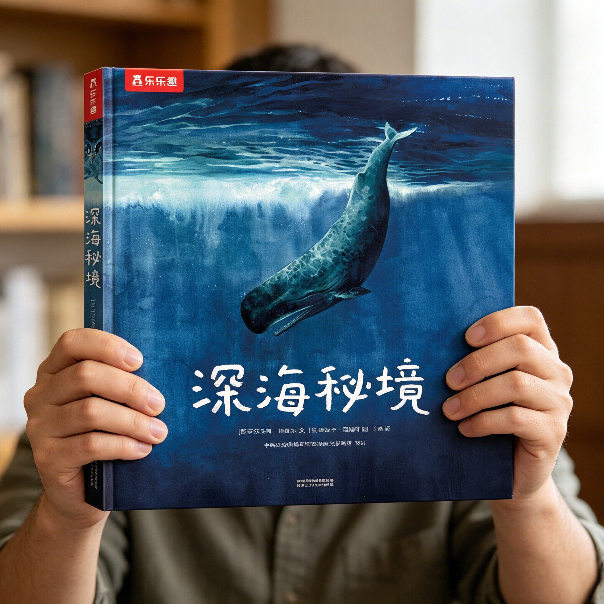 大开本深海秘境绘本科普儿童读物3到6岁益智早教绘本海洋动物百科全书幼儿阅读绘本男孩故事书小学生5-10岁适合看的课外书漫画书籍