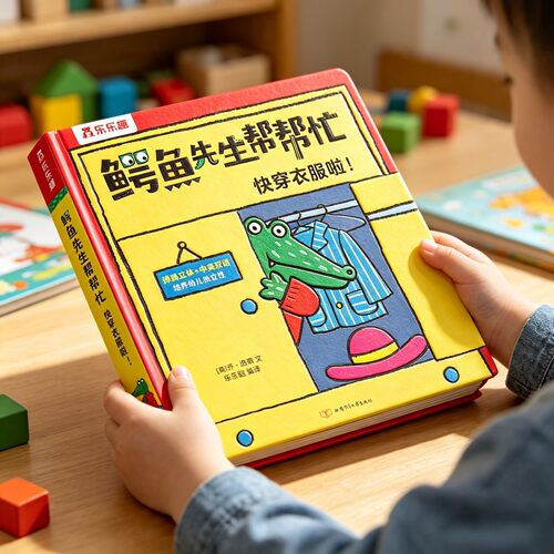 鳄鱼先生0-3岁双语早教立体书