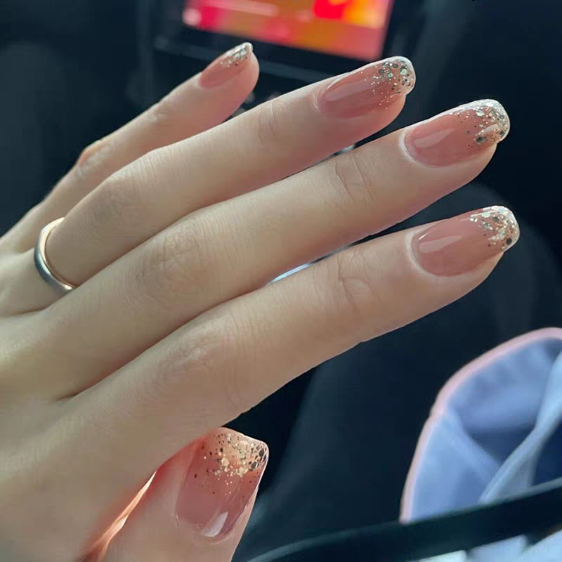 纯手工穿戴甲小红书爆闪新款高级显白气质