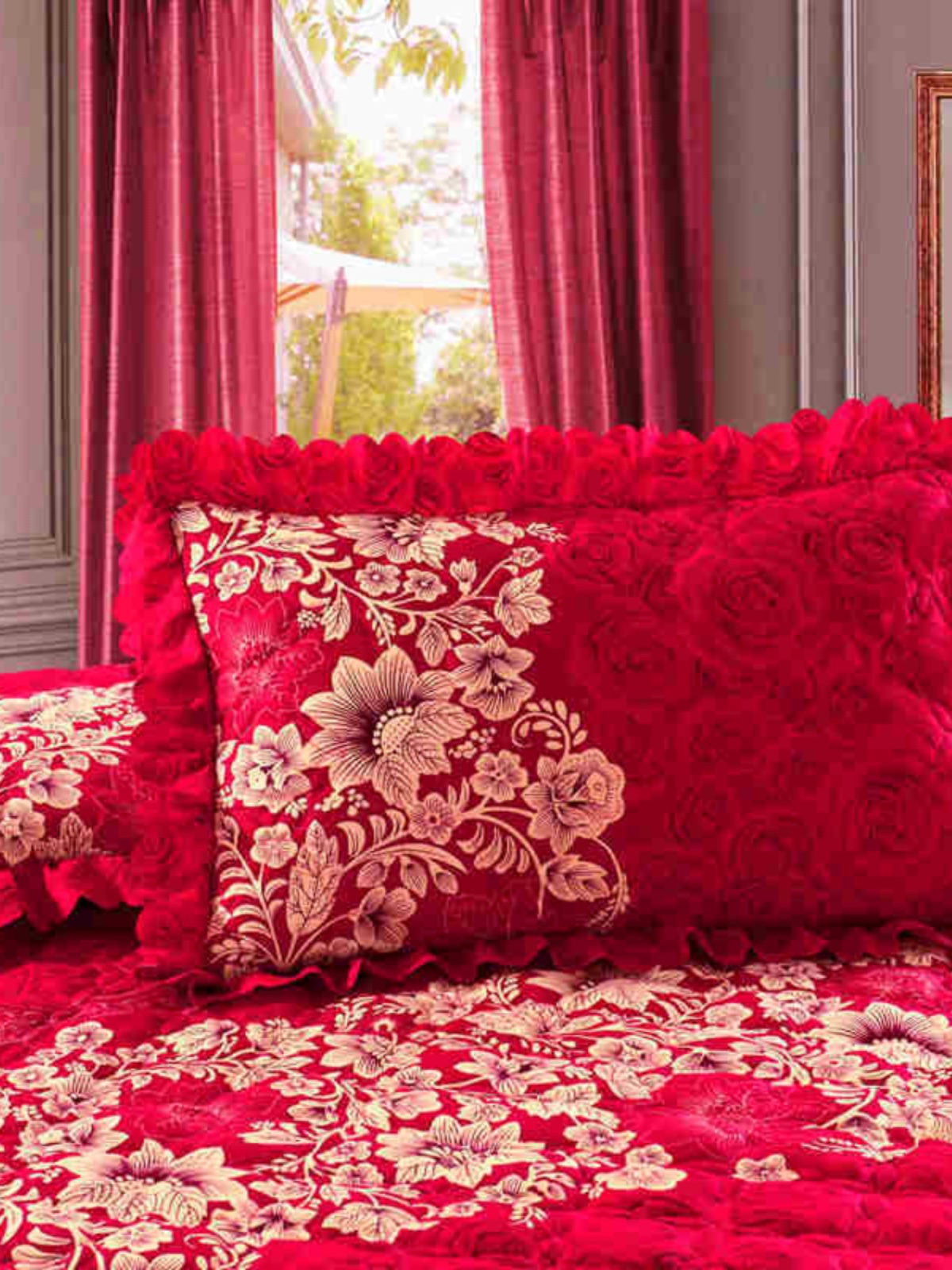 卡通枕头套夹棉花边标准