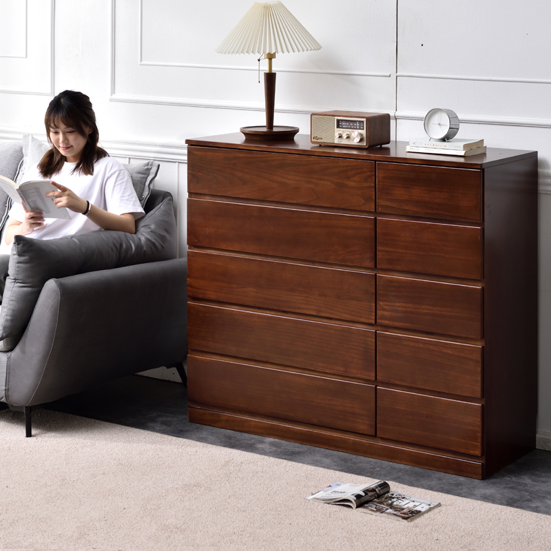 五斗柜大容量抽屉实木抽屉柜简约