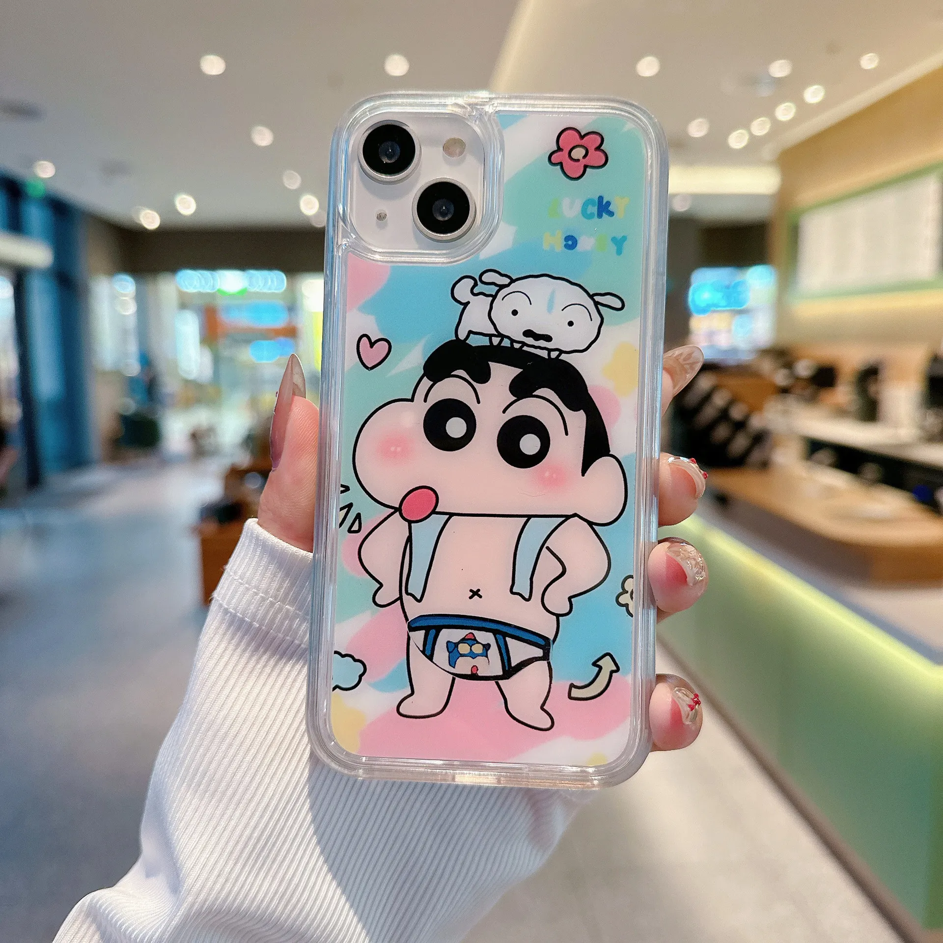 SUITABLE FOR IPHONE16 APPLE 15 TRANSPARENT 14PLUS NEW 13 PHONE CASE 12MINI CASE 11PROMAX