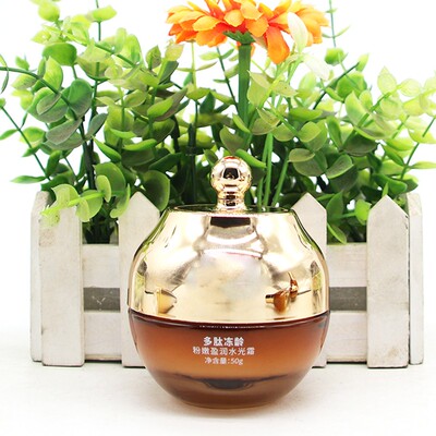 名蔻耀世小金瓶多肽冻龄粉嫩盈润水光霜50g锁水修护淡纹提亮肤色