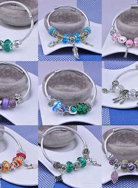 可爱小象翅膀挂件DIY钛钢气质