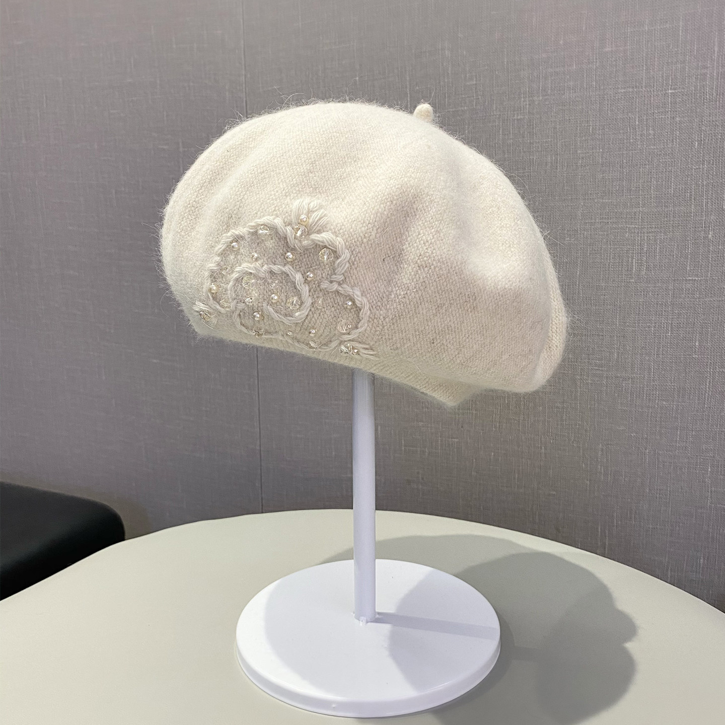 韩版贝雷帽子女秋冬季百搭高级感气质保暖画家帽显脸小针织妈妈帽,服饰配件/皮带/帽子/围巾,帽子,淘宝优惠券,粉丝福利购,淘宝优惠卷