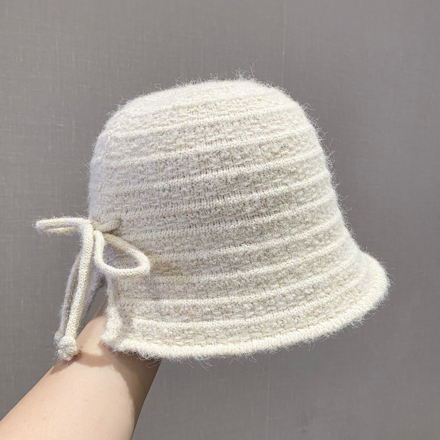 秋冬开叉蝴蝶结针织水桶帽子女式简约百搭可折叠渔夫帽显脸小盆帽,服饰配件/皮带/帽子/围巾,帽子,淘宝优惠券,粉丝福利购,淘宝优惠卷