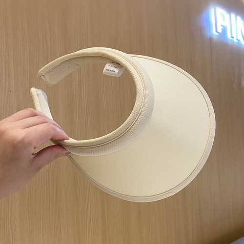 空顶帽女夏季遮阳百搭发箍太阳帽