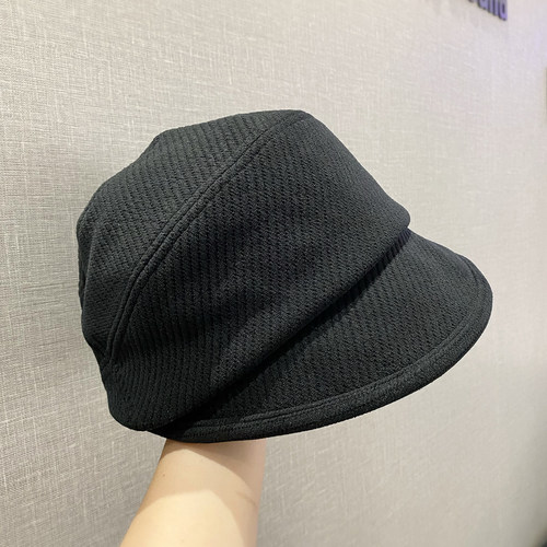 秋冬季百搭显脸小鸭舌堆堆帽子女