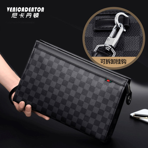 真皮大容量欧美开车品格男士手包