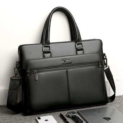 牛皮手提包大容量商务公文包