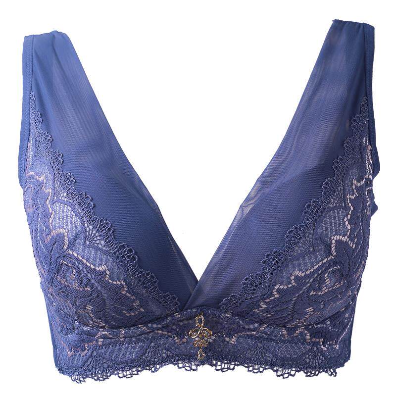 正品莎莲妮内衣聚拢文胸深v美背调整sk16233中厚bc杯sk16234薄cd