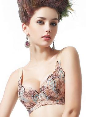 超薄款!美思内衣聚拢调整型文胸美背侧收副乳软棉B杯C杯FC527