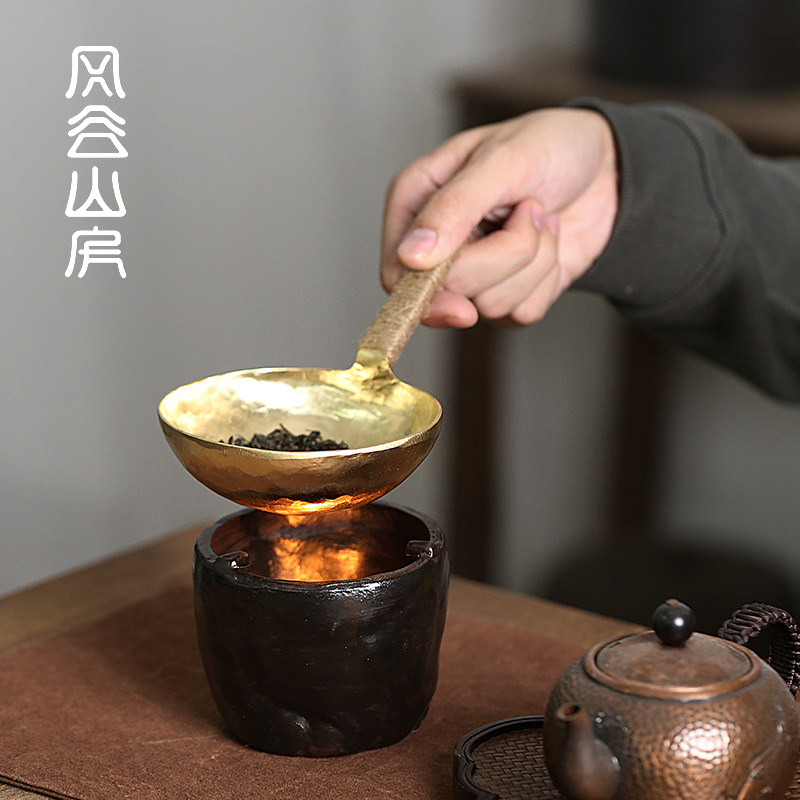 复古烤茶器橘子炒茶煮茶温茶炉加热茶叶茶炉蜡烛底座提香器烤茶炉,餐饮具,茶道/零配,淘宝优惠券,粉丝福利购,淘宝优惠卷