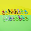 钥匙扣圈环挂件可爱甜甜圈扣环弹簧扣糖果色扣手绘diy手工饰品扣