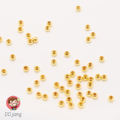18K包金珠DIY手链保色隔珠