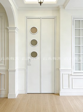 折叠门PD门180度平折门定制无下轨铝合金厨房卫生间门隐形平移门