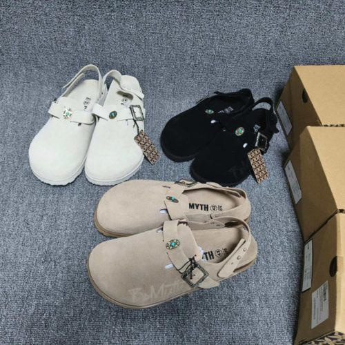 官方589男女25秋冬款软底勃肯鞋一脚蹬包头半拖鞋外穿穆勒鞋单鞋