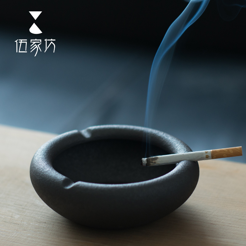 烟灰雪茄置架中式桌面收纳摆件