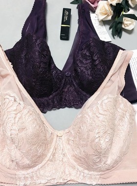 桑扶兰文胸大码女聚拢收副乳正品薄款大胸显小全罩杯AJG02/AJE15