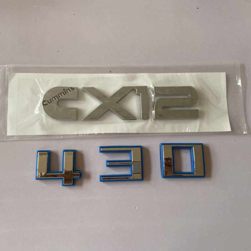 蓝色欧曼车门马力标适配福田