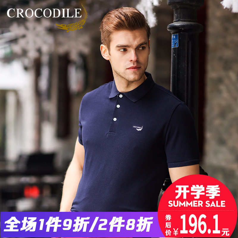 Crocodile/öùÓãÐôÄÐÊ¿ÐÞÉí´¿ÃÞ¶ÌÐä·ÁìtÐôÏÄ´¿É«ÉÌÎñÐÝÏÐpoloÉÀ