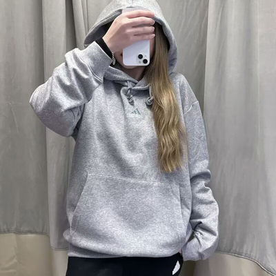 秋冬新款休闲运动上衣连帽套头衫