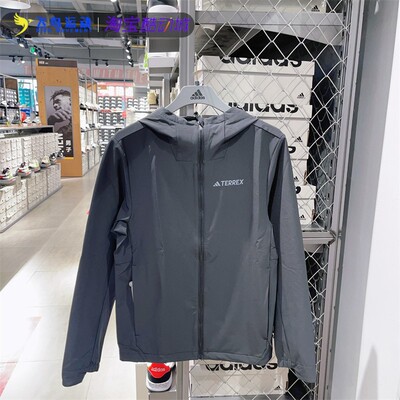 秋季户外抗湿加绒运动上衣软壳衣