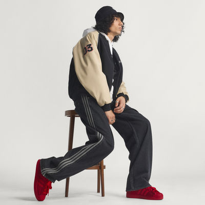 Adidas/阿迪达斯正品新款三叶草男子舒适耐磨牛仔运动裤KD1497