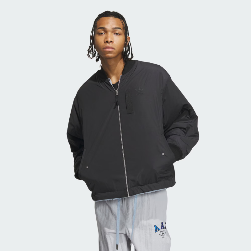 Adidas/阿迪达斯外套情侣款秋季新款双面穿运动夹克外套IN0989