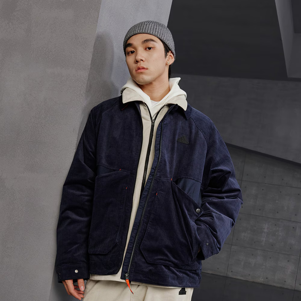 秋季运动休闲宽松翻领夹克外套