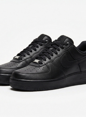 NIKE耐克空军一号男鞋黑色AF1板鞋AIR FORCE 1休闲鞋CW2288-001