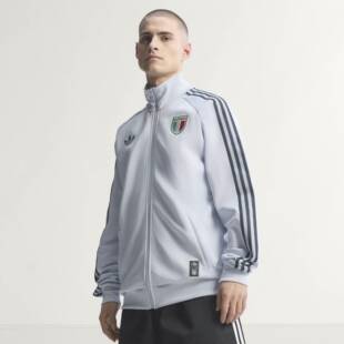 Adidas/阿迪达斯外套意大利队足球休闲文化漏斗领夹克外套JY9630