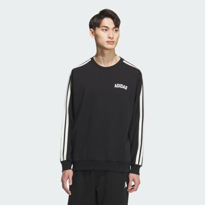 Adidas/阿迪达斯运动保暖运动休闲圆领卫衣套头衫KC2850