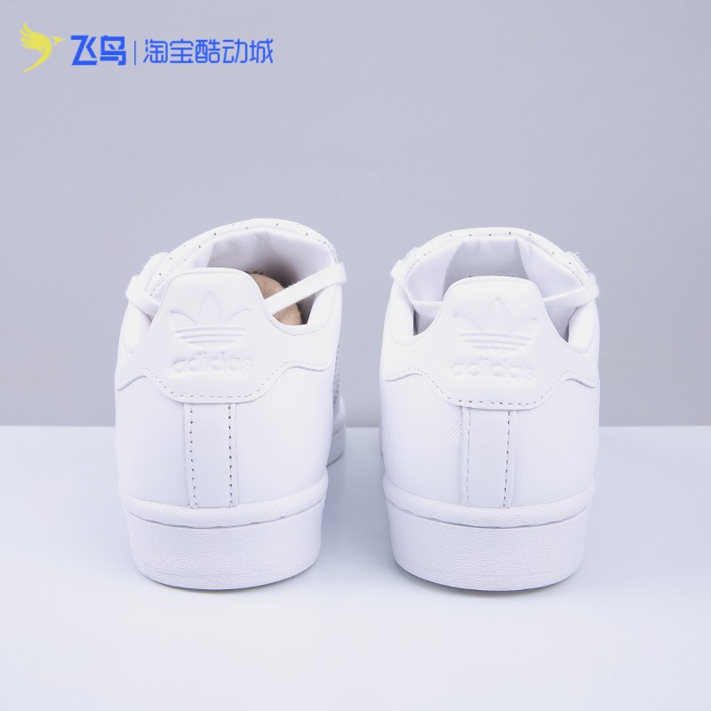 阿迪达斯三叶草女金标贝壳头板鞋