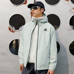 Adidas阿迪达斯外套男子女子秋季新款运动休闲连帽夹克外套KB1751
