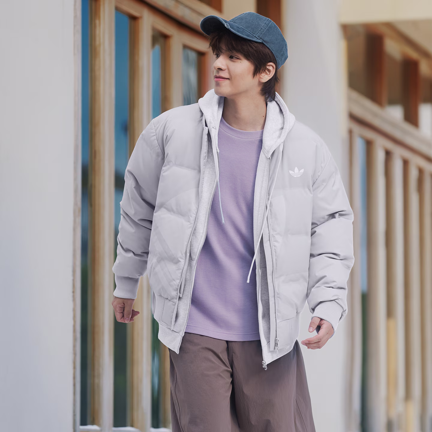 保暖运动上衣600宽松鸭绒羽绒服