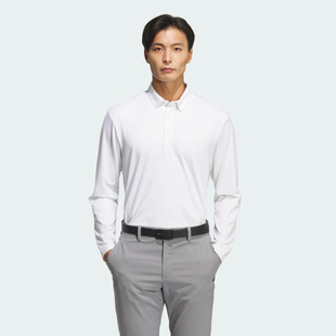 Adidas/阿迪达斯短袖正品新款透气高尔夫运动长袖POLO衫JM7115