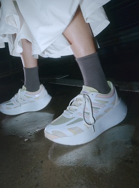 Adidas阿迪达斯女子2025秋季新款厚底增高运动鞋休闲鞋JR6992