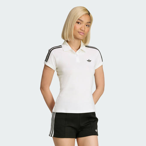 三叶草女运动上衣短袖POLO衫