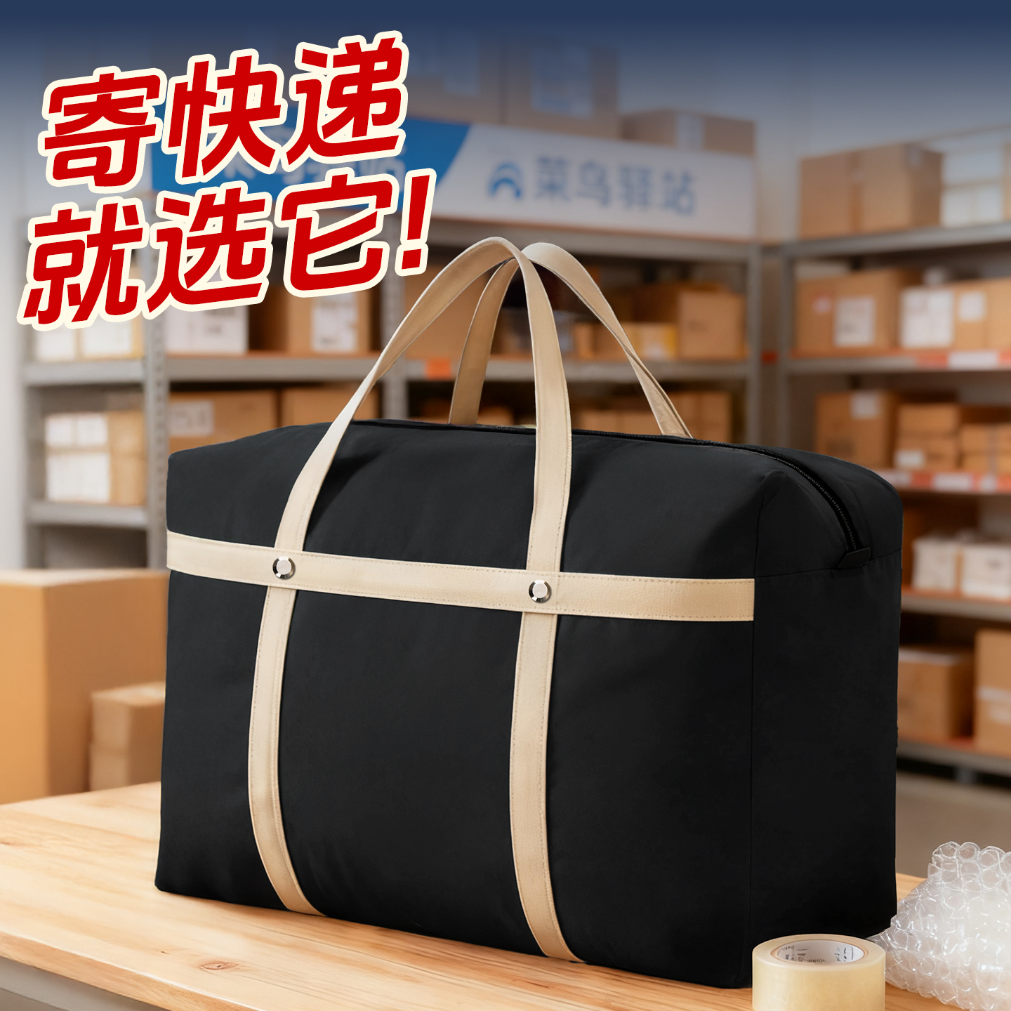【快递专用】加厚大容量打包