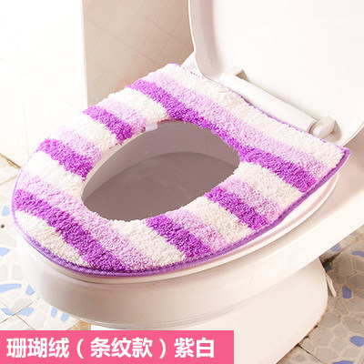 灯芯绒加厚马桶垫座圈防水马桶套毛绒坐便套保暖坐垫马桶圈垫包邮