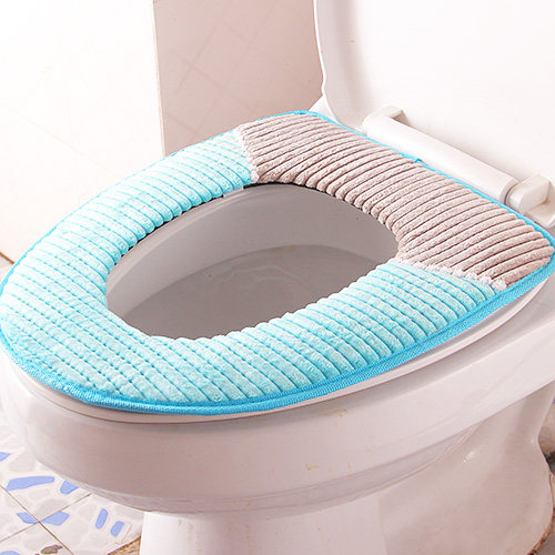 灯芯绒加厚马桶垫座圈防水马桶套毛绒坐便套保暖坐垫马桶圈垫包邮