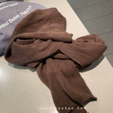 Брендовый утепленный удерживающий тепло трикотажный универсальный шарф из искусственного меха для влюбленных, в корейском стиле