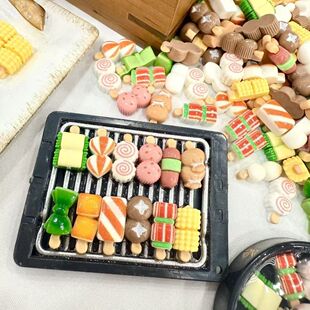 diy关东煮火锅店食玩仿真配件迷你小玩具过家家玩具桌面小摆件