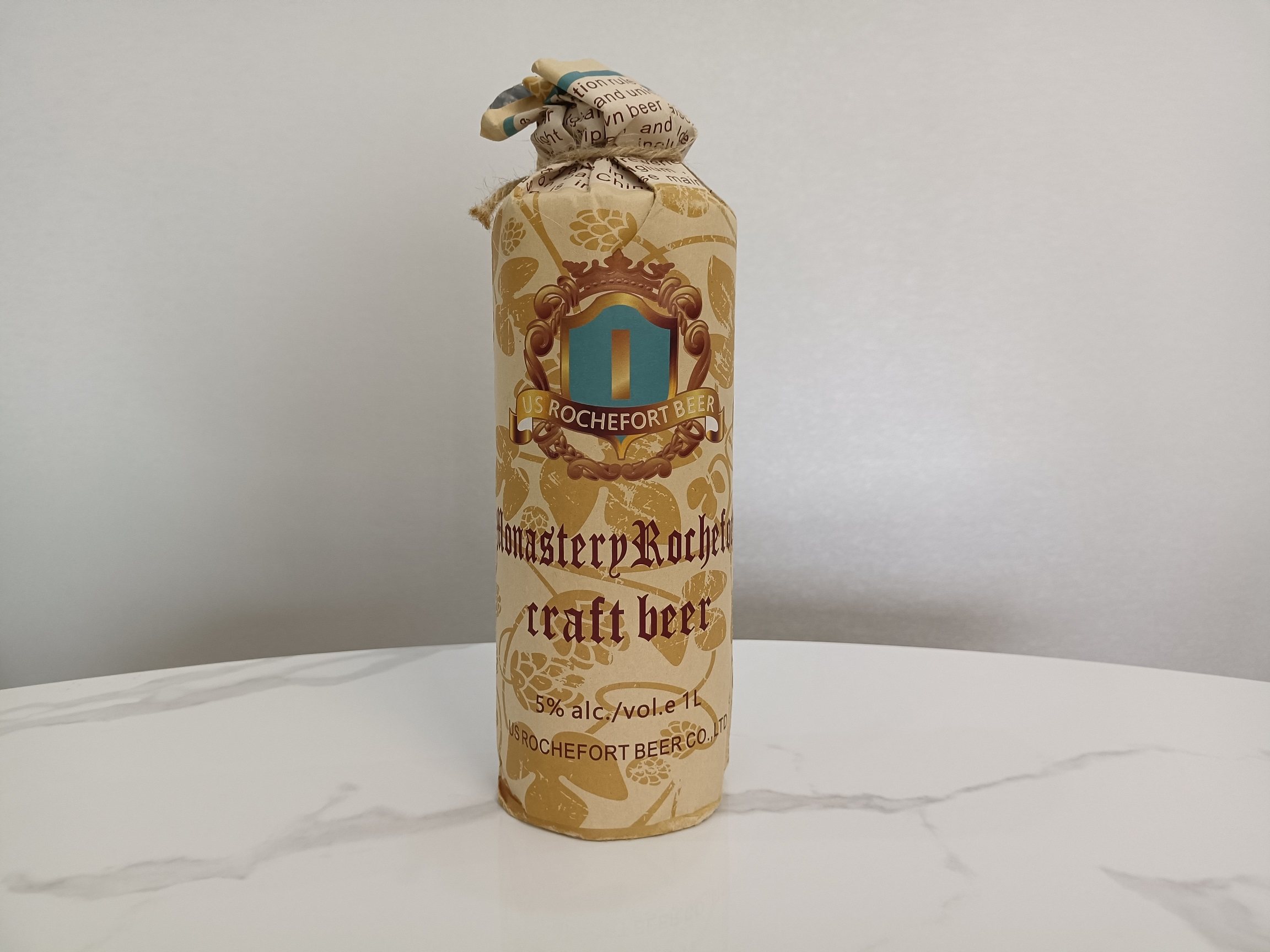 1号罗斯福12°P--1000ml原浆啤酒--罗斯福国产系列专营店