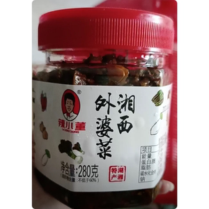 辣小董 【开盖即食】 湘西外婆菜280g下饭菜酱腌菜