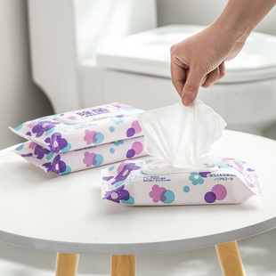 日本kinbata湿厕纸洁厕湿巾私处擦屁屁男女士用可冲入马桶40抽