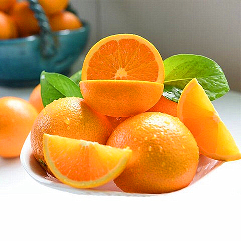 农家纽何尔脐橙5斤皮薄汁甜榨汁