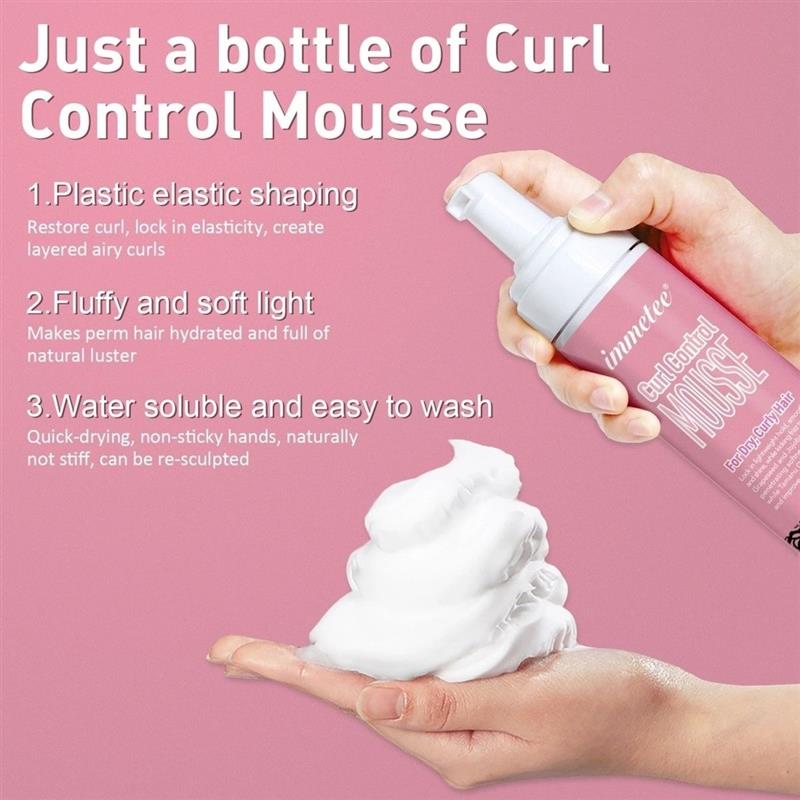 curl hair mouse fix hair spray Hairstyle design spray